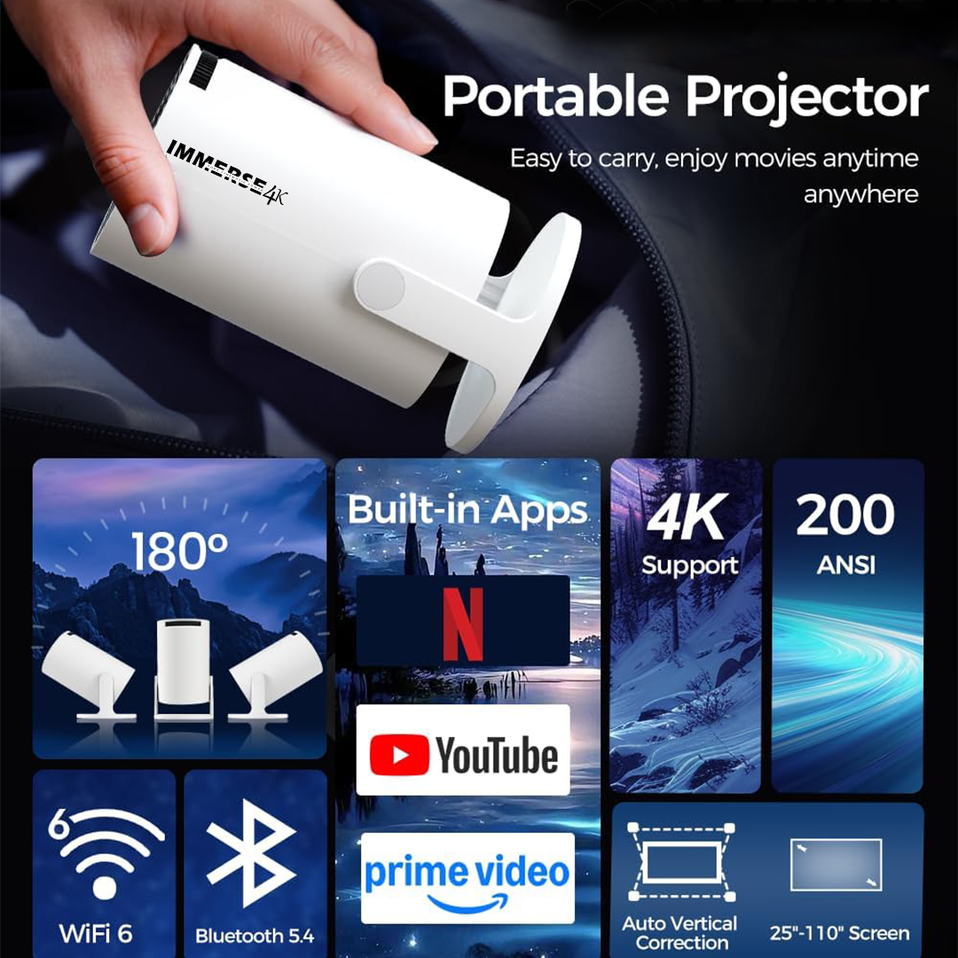 Proyector Portátil 4K
